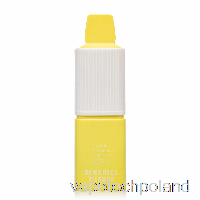 Jednorazowe Ciasto Cytrynowe Bezowe Vape Tech Polska Horizon Binaries Th6000